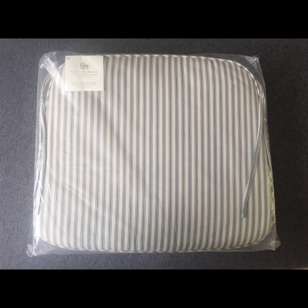 Never used Pottery Barn box dining chair cushion